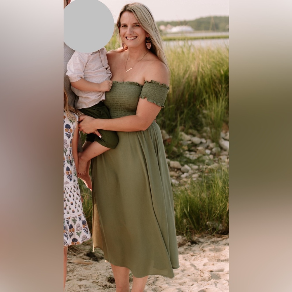 Lulus off the shoulder dress